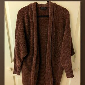 EUC!  🍷 TORRID ✨ Burgundy Ribbed Knit Cardigan - size 0